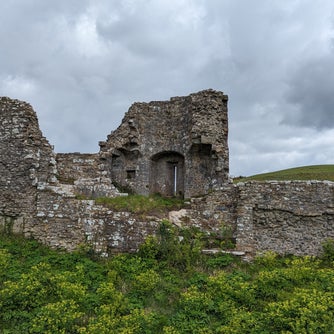 Ruins of the Plukanet Tower at Corfe Castle